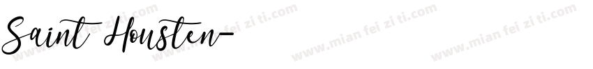 Saint Housten字体转换